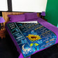 Sunflower Butterfly Big Hug Daughter Gift Flannel Blanket For Cozy Bedroom Sofa Decor