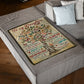 Butterfly Wherever Your Journey In Life Mom To Daughter Flannel Blanket For Cozy Bedroom Sofa Decor