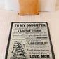 Sailing I Am The Storm Daughter Gift From Mom Flannel Blanket For Cozy Bedroom Sofa Decor