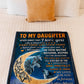 Wolf Never Forget That I Love You Daughter Gift Flannel Blanket For Cozy Bedroom Sofa Decor