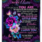 Rose You Will Always Be My Loving Mother Flannel Blanket For Cozy Bedroom Sofa Decor