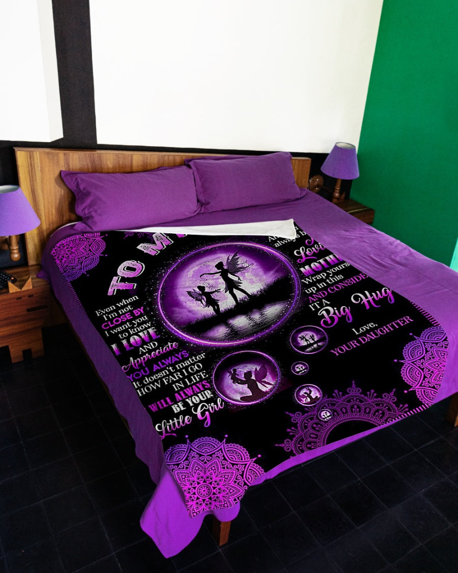 Family To Me You Are The World Mother Flannel Blanket For Cozy Bedroom Sofa Decor