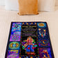 Hippie Girl Follow Your Dream Daughter Gift Flannel Blanket For Cozy Bedroom Sofa Decor
