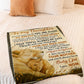Lion Your Way Back Home Daughter Gift Flannel Blanket For Cozy Bedroom Sofa Decor