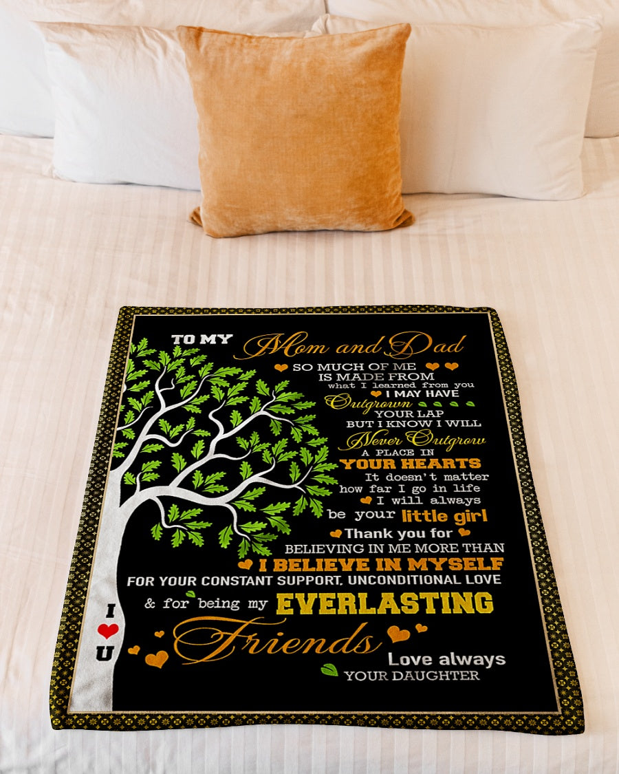 Family Tree You Will Always Be My Loving Mother Flannel Blanket For Cozy Bedroom Sofa Decor