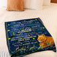 Lion Deep In Your Heart Daughter Gift Flannel Blanket For Cozy Bedroom Sofa Decor