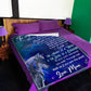 Wolf Believe In Yourself Daughter Gift Flannel Blanket For Cozy Bedroom Sofa Decor