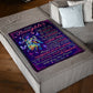 Family I Didn't Give You The Gift Of Life Mom To Daughter Purple Flannel Blanket For Cozy Bedroom Sofa Decor