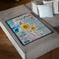 Sunflower I Want You To Know I Love You Mom To Daughter Flannel Blanket For Cozy Bedroom Sofa Decor
