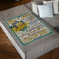Dinosaur Lover Dad And Mom Dinosaur You Are Appreciated Flannel Blanket For Cozy Bedroom Sofa Decor