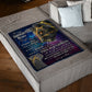 Lion Believe In Yourself Daughter Gift Flannel Blanket For Cozy Bedroom Sofa Decor