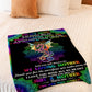 Dragon Love To My Mom Dragon Thank You Flannel Blanket For Cozy Bedroom Sofa Decor
