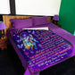 Family I Didn't Give You The Gift Of Life Mom To Daughter Purple Flannel Blanket For Cozy Bedroom Sofa Decor