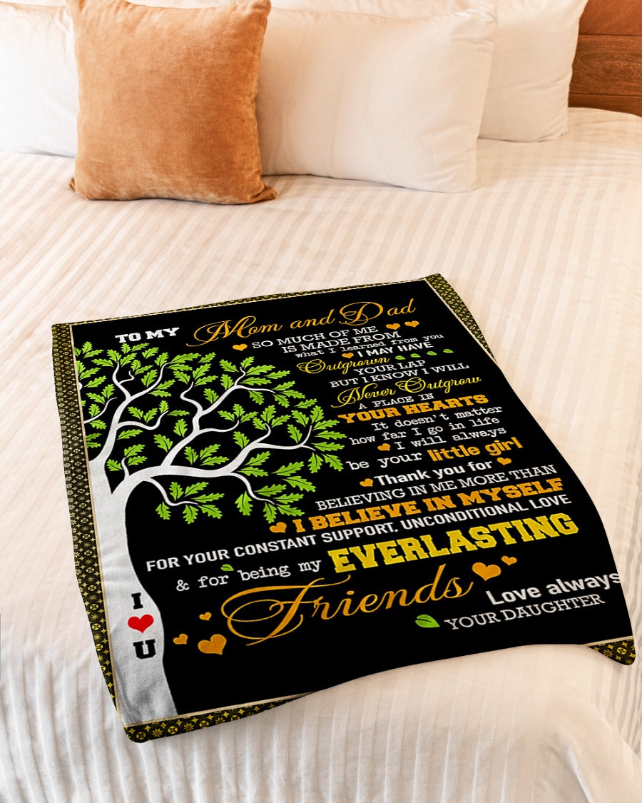 Family Tree You Will Always Be My Loving Mother Flannel Blanket For Cozy Bedroom Sofa Decor