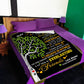 Family Tree You Will Always Be My Loving Mother Flannel Blanket For Cozy Bedroom Sofa Decor