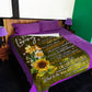 Sunflower You Are My Hero Flannel Blanket For Cozy Bedroom Sofa Decor
