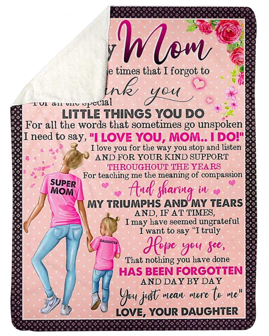 Family You Mean The World To Me Flannel Blanket For Cozy Bedroom Sofa Decor