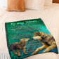 Wolf I Loved You My Whole Life Flannel Blanket For Cozy Bedroom Sofa Decor