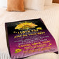 Sunflower Just Do Your Best Daughter Gift Flannel Blanket For Cozy Bedroom Sofa Decor