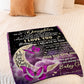 Butterfly You Way Back Home Daughter Gift I Love You Flannel Blanket For Cozy Bedroom Sofa Decor
