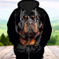 Rottweiler Friend Dog Hoodie For Nature Inspired Streetwear Weekend Trips And Comfort