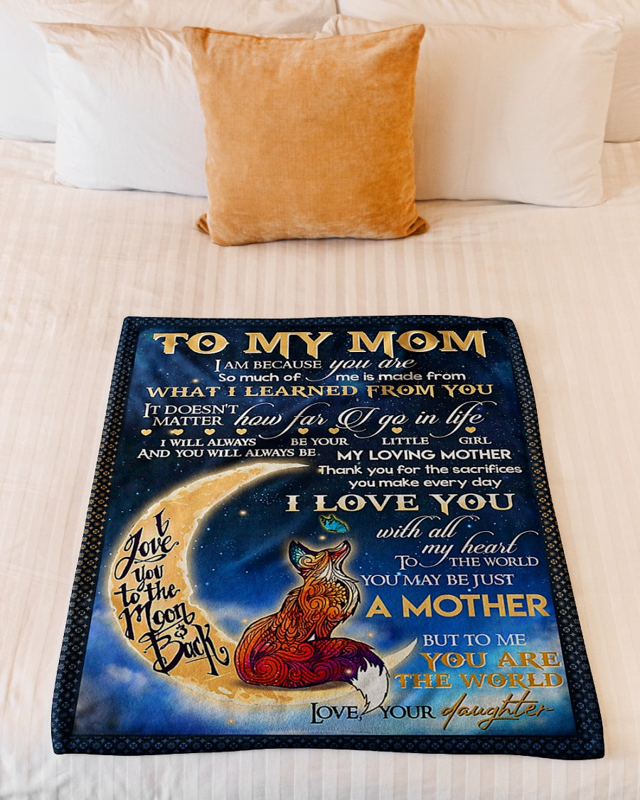 Family I Am Always With You Flannel Blanket For Cozy Bedroom Sofa Decor
