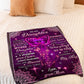 Butterfly Consider Big Hug Daughter Gift Flannel Blanket For Cozy Bedroom Sofa Decor