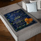 Lion Deep In Your Heart Daughter Gift Flannel Blanket For Cozy Bedroom Sofa Decor