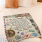 Letter Just Believe In Yourself Daughter Gift Flannel Blanket For Cozy Bedroom Sofa Decor