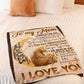Bear My Loving Mother From Son Flannel Blanket For Cozy Bedroom Sofa Decor