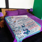 Butterfly Your Way Back Home Daughter Gift Flannel Blanket For Cozy Bedroom Sofa Decor