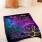 Butterfly To My Mom I Love You For All The Time Flannel Blanket For Cozy Bedroom Sofa Decor