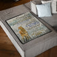 Family Just Do Your Best Daughter Gift Flannel Blanket For Cozy Bedroom Sofa Decor