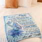 Butterfly You Will Always Be My Loving Mother I Love You Flannel Blanket For Cozy Bedroom Sofa Decor