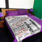 Family I Love You To The Moon And Back My Loving Mother Flannel Blanket For Cozy Bedroom Sofa Decor