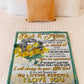 Dinosaur Lover Dad And Mom Dinosaur You Are Appreciated Flannel Blanket For Cozy Bedroom Sofa Decor