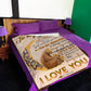 Bear My Loving Mother From Son Flannel Blanket For Cozy Bedroom Sofa Decor