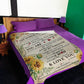 Sunflower I Love You With All My Heart Flannel Blanket For Cozy Bedroom Sofa Decor