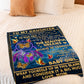 Butterfly Believe In Yourself Daughter Gift Flannel Blanket For Cozy Bedroom Sofa Decor