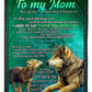 Wolf I Loved You My Whole Life Flannel Blanket For Cozy Bedroom Sofa Decor