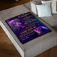 Wolf Live Your Dreams Daughter Gift Flannel Blanket For Cozy Bedroom Sofa Decor