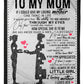 Family I Will Always Be Her Little Girl Mother Flannel Blanket For Cozy Bedroom Sofa Decor