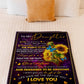 Family When Life Gets Hard You Feel Alone Mom To Daughter Flannel Blanket For Cozy Bedroom Sofa Decor