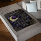 Butterfly I Think About You Daughter Gift Flannel Blanket For Cozy Bedroom Sofa Decor