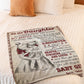 Family I'll Always Be With You Flannel Blanket For Cozy Bedroom Sofa Decor