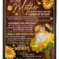 Sunflower To My Mother A Garden Of The Heart Flannel Blanket For Cozy Bedroom Sofa Decor