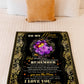 Rose To My Mom Rose Butterfly When Life Flannel Blanket For Cozy Bedroom Sofa Decor