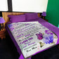 Butterfly How You Are To Me Daughter Gift Flannel Blanket For Cozy Bedroom Sofa Decor