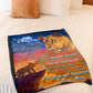 Lion Believing In Yourself Lovely Flannel Blanket For Cozy Bedroom Sofa Decor