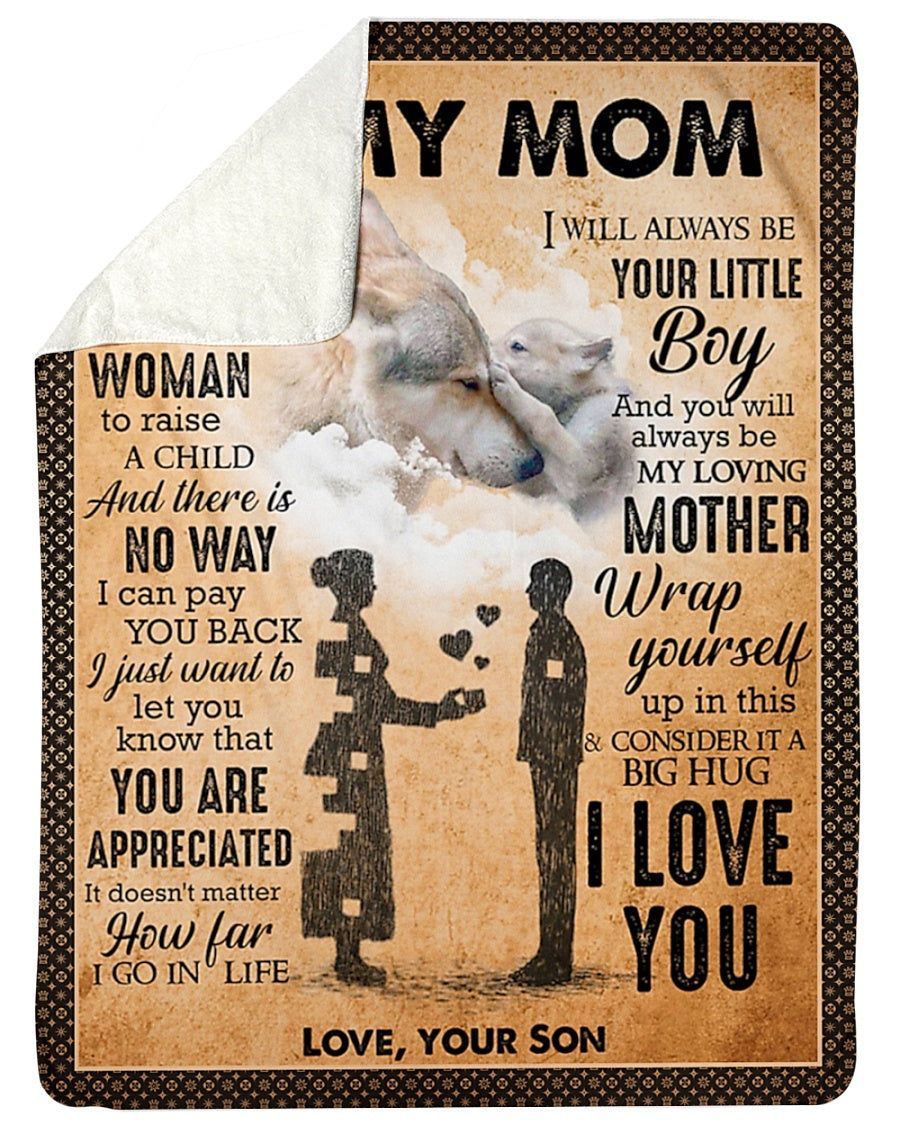 Family You Are The Best Mother Flannel Blanket For Cozy Bedroom Sofa Decor
